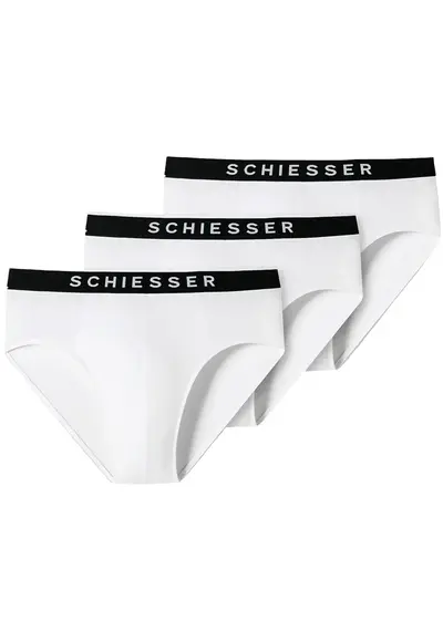 Schiesser ondergoed 3-pack heren Rio slip 95/5 - Biologisch katoen Schiesser ondergoed 3-pack heren Rio slip 95/5 - Biologisch katoen