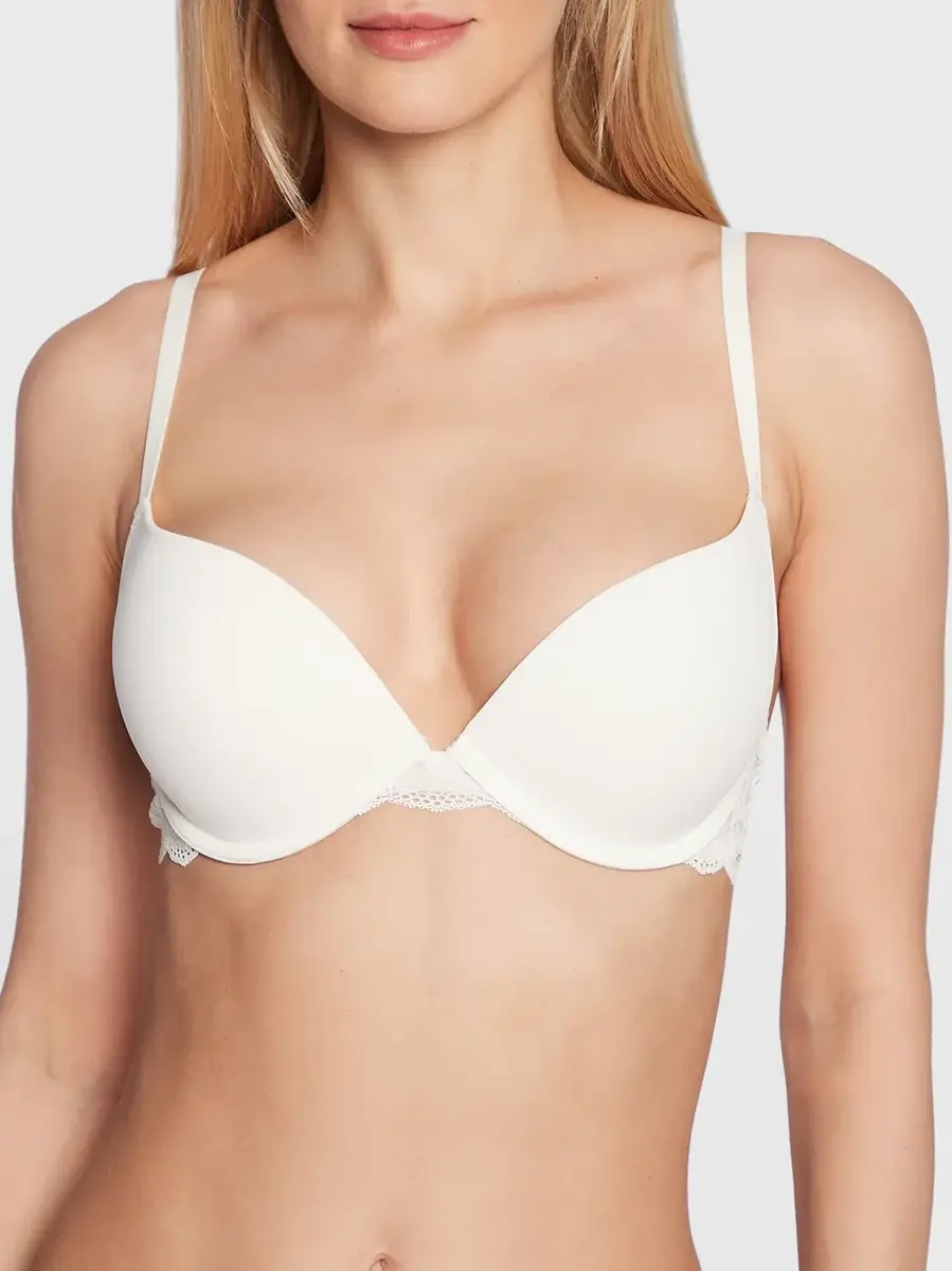 Dorina Push up / Plunge BH met beugel - Rosa - Kanten bh band - 3/4 cup - Decollete Bh Dorina Push up / Plunge BH met beugel - Rosa - Kanten bh band - 3/4 cup - Decollete Bh