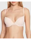 Dorina Push up / Plunge BH met beugel - Rosa - Kanten bh band - 3/4 cup - Decollete Bh