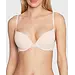 Dorina Push up / Plunge BH met beugel - Rosa - Kanten bh band - 3/4 cup - Decollete Bh - Roze