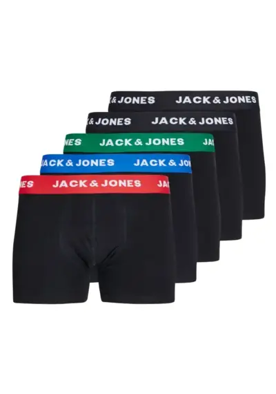 Jack & Jones 5-pack jongens boxershorts - Electric Blue Jack & Jones 5-pack jongens boxershorts - Electric Blue