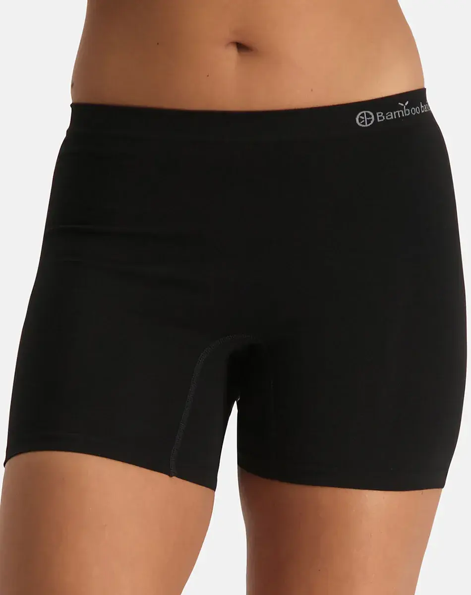 Bamboo Basics 2-Pack bamboe dames boxershorts naadloos - Selena - Schijnt niet door - Comfortabele dames onderbroek