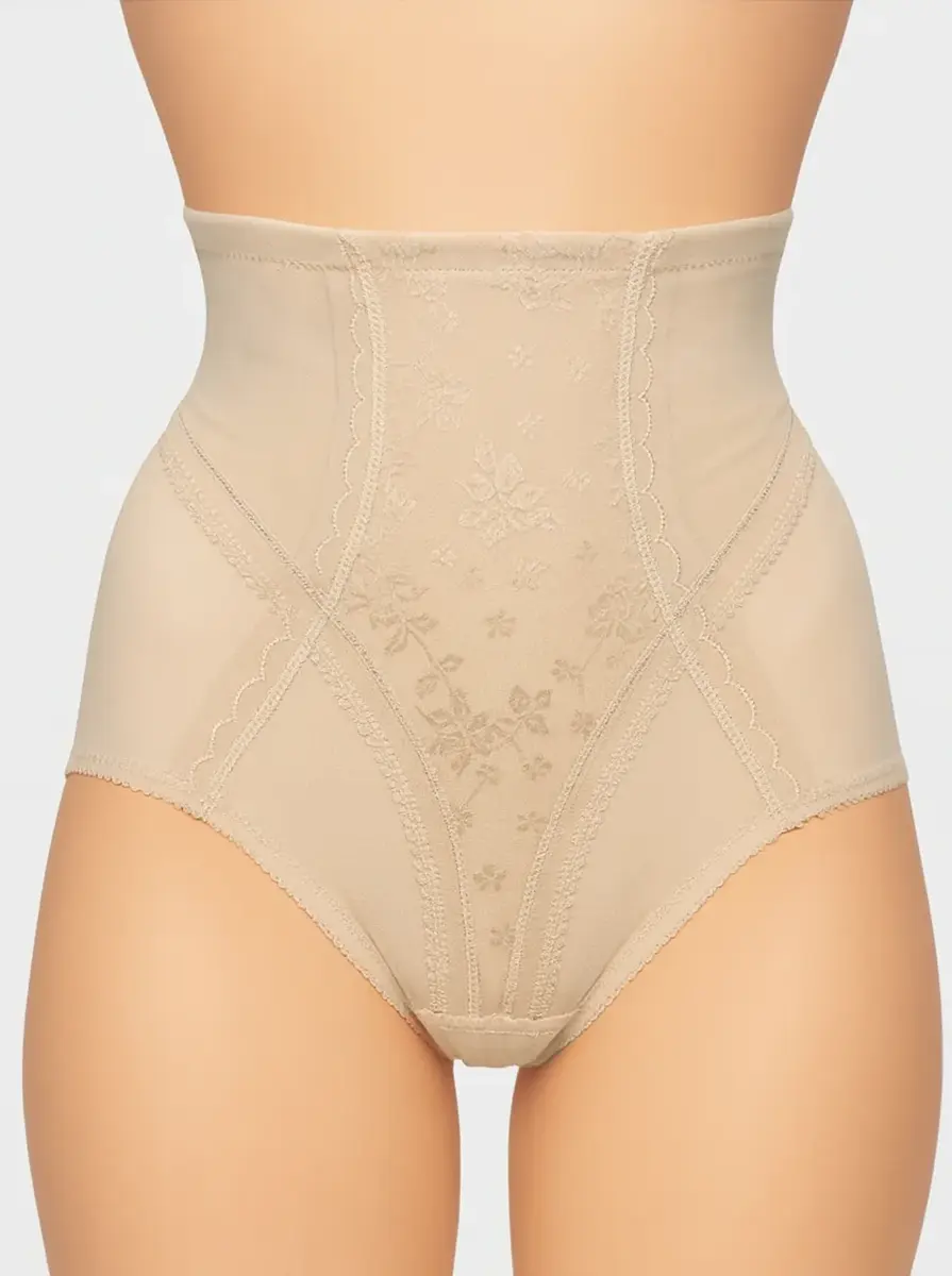 J&C push up onderbroek - sterk corrigerende shapewear - Huidskleur Tailleslip correctie