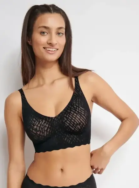 Sloggi Zero Feel Kanten Bralette gevuld - Bliss - Bh Top met smalle bandjes - Uitneembare vulling