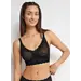 Sloggi Zero Feel Kanten Bralette gevuld - Bliss - Bh Top met smalle bandjes - Uitneembare vulling - Zwart