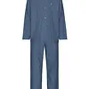 Robson Flanellen Heren Pyjama met knoopsluiting  - Donkerblauw