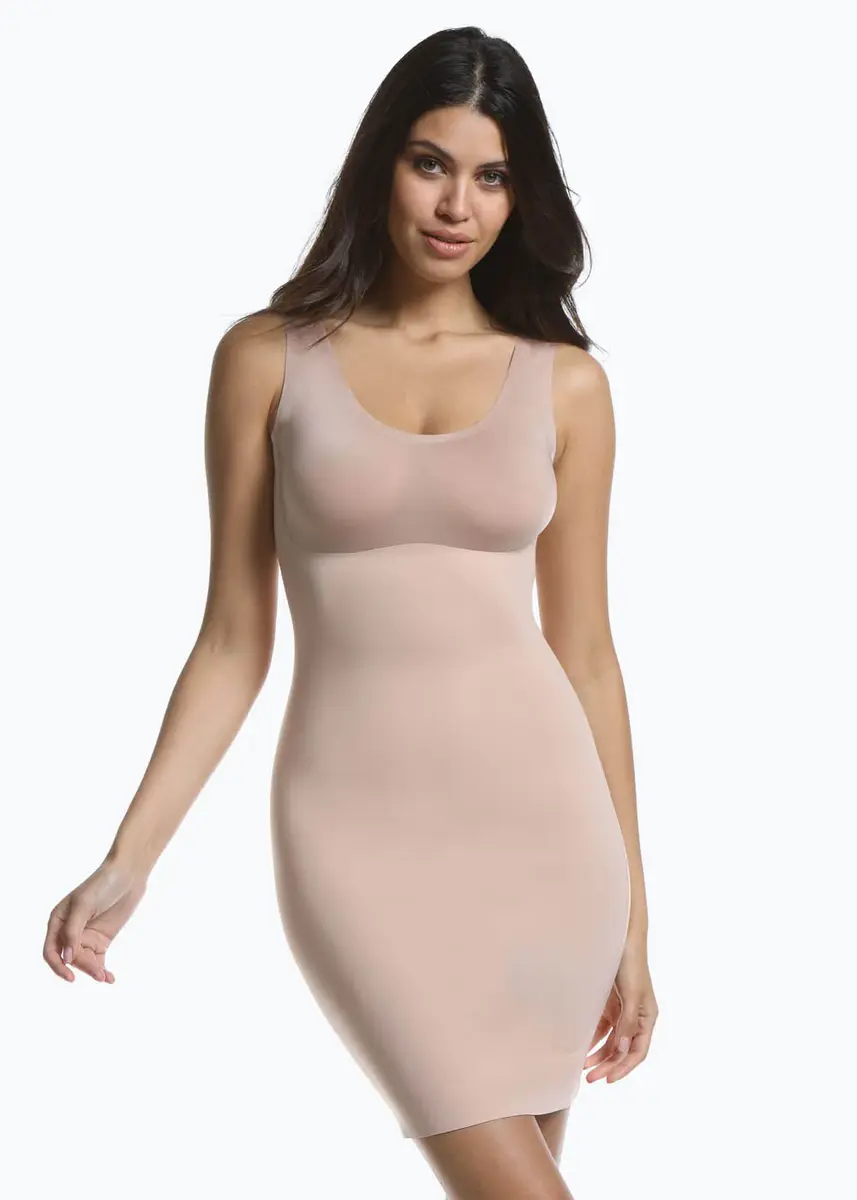 Magic sterk corrigerende onderjurk - Tone your body dress - Naadloze shapewear onderjurk Magic sterk corrigerende onderjurk - Tone your body dress - Naadloze shapewear onderjurk