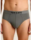 Ten Cate Basics 2-Pack heren sportslips  - 32319 - Heren slips met elastische band - Biologisch katoen - Mannen ondergoed