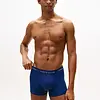 Tommy Hilfiger 3-Pack - Heren Trunks Boxers - Blauw combi -  Multipack katoenen heren onderbroeken