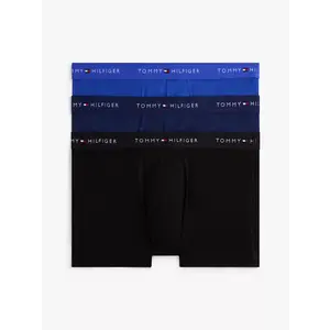 Tommy Hilfiger 3-Pack - Heren Trunks Boxers - Blauw combi -  Multipack katoenen heren onderbroeken