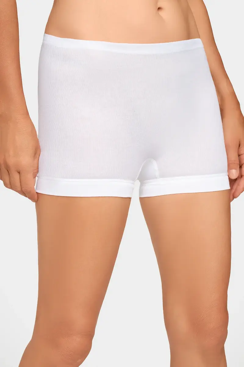 Conta taille directior - dames  short 148 katoenen boord - Senioren ondergoed - Vrouwen boxershort korte pijpjes - Zachte boorden