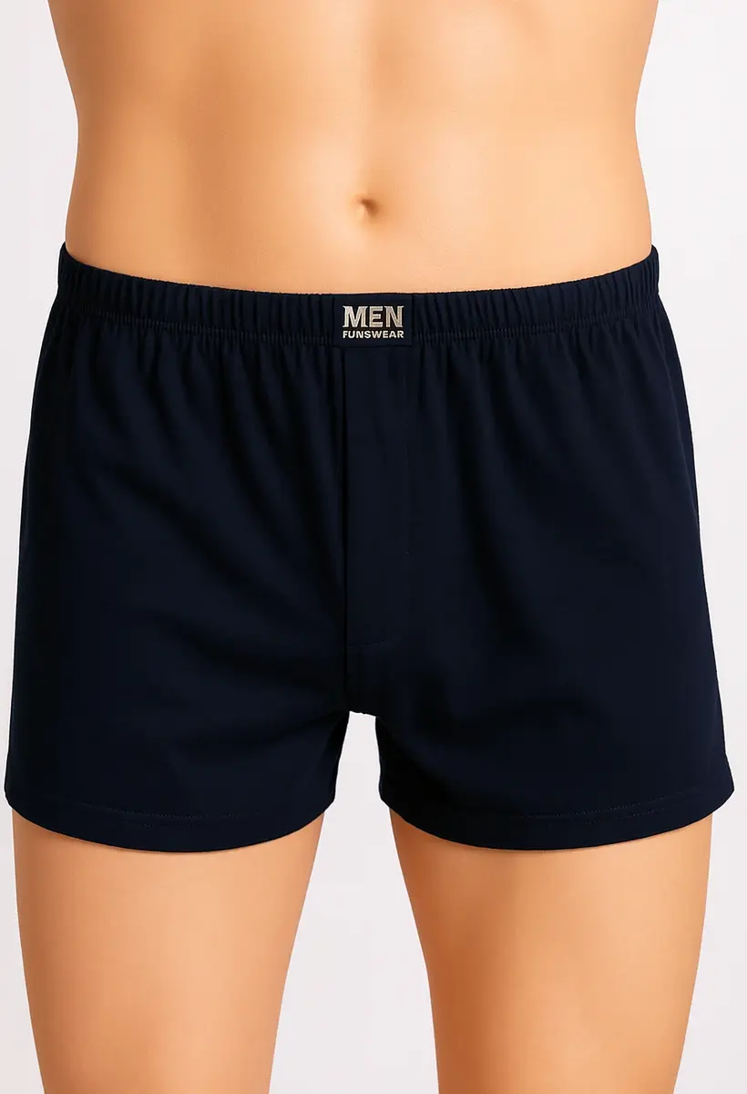 Funderwear-Fun2wear boxershort wijd model, uni - Losse boxershort mannen - 100% katoen Funderwear-Fun2wear boxershort wijd model, uni - Losse boxershort mannen - 100% katoen