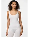 Pieces dames hemd - spaghetti bandjes - Plain Top - Basic vrouwen onderhemd microfiber