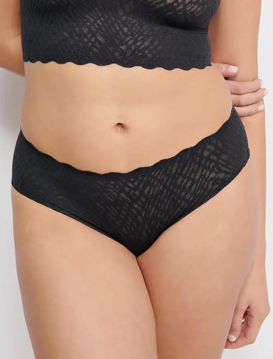 Sloggi Zero Feel kanten hipster - Bliss - Naadloze invisible dames hipster - Schijnt niet door