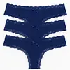 J&C dames string / hipster 3-pack kant 1610/1604 - Kanten ondergoed - Kanten ondergoed - Microfiber