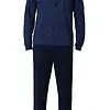 Pastunette Heren Pyjama katoen met knoopsluiting - Donkerblauw