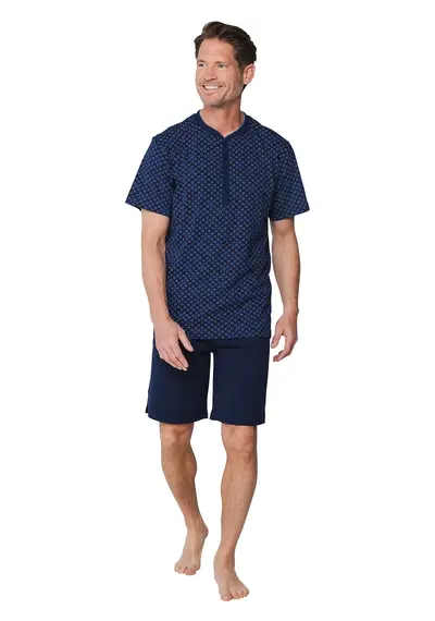 Pastunette heren shortama - Donkerblauw Pastunette heren shortama - Donkerblauw