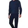 Pastunette tricot heren pyjama - Donkerblauw