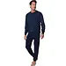 Pastunette tricot heren pyjama - Donkerblauw - Donkerblauw