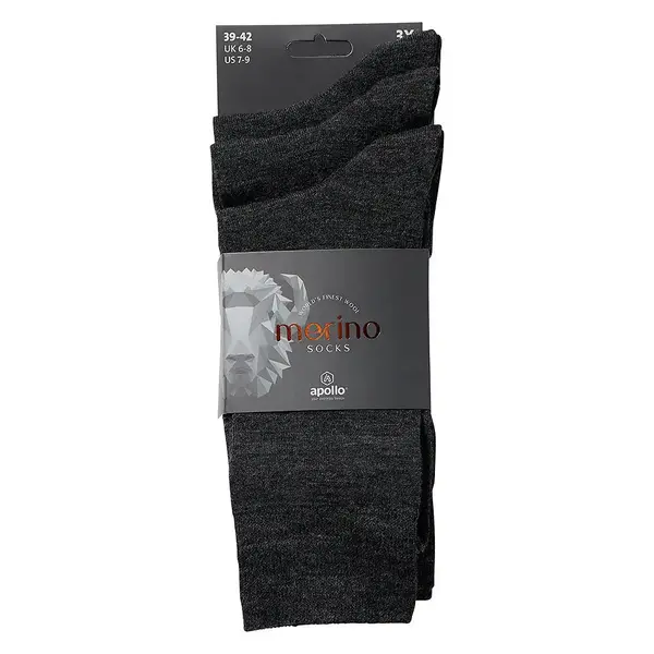 Apollo 3-paar Merino warme wollen sokken - unisex