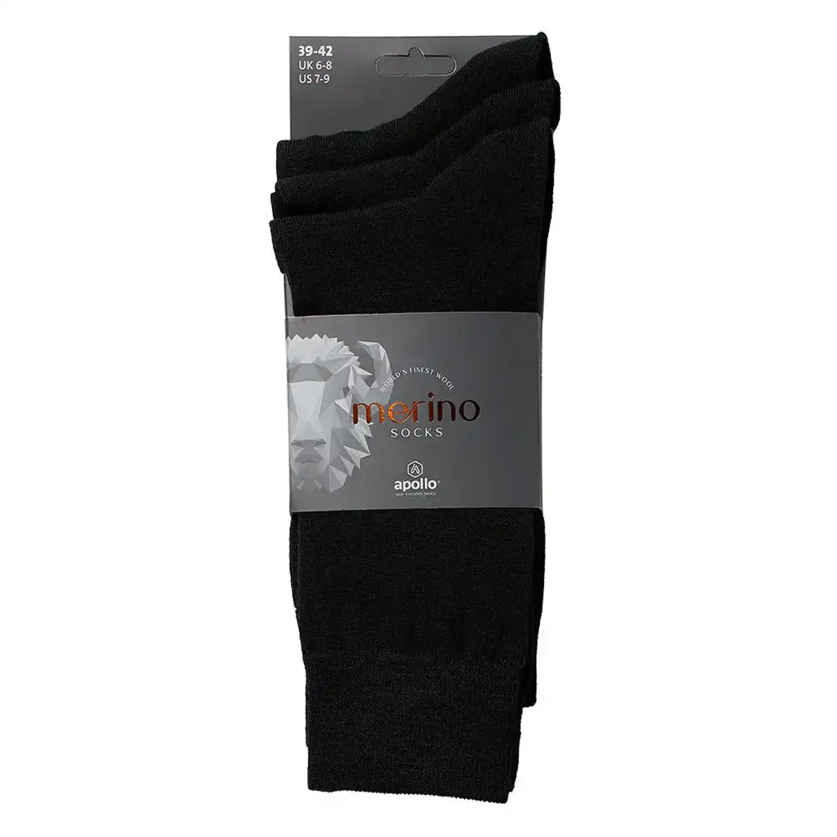 Apollo 3-paar Merino warme wollen sokken - unisex