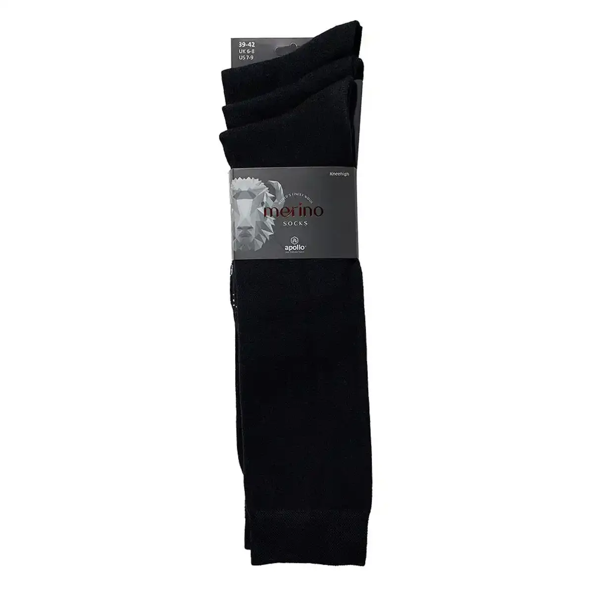 Apollo 3-paar merino wollen kniekousen  - Hoge warme winter sokken