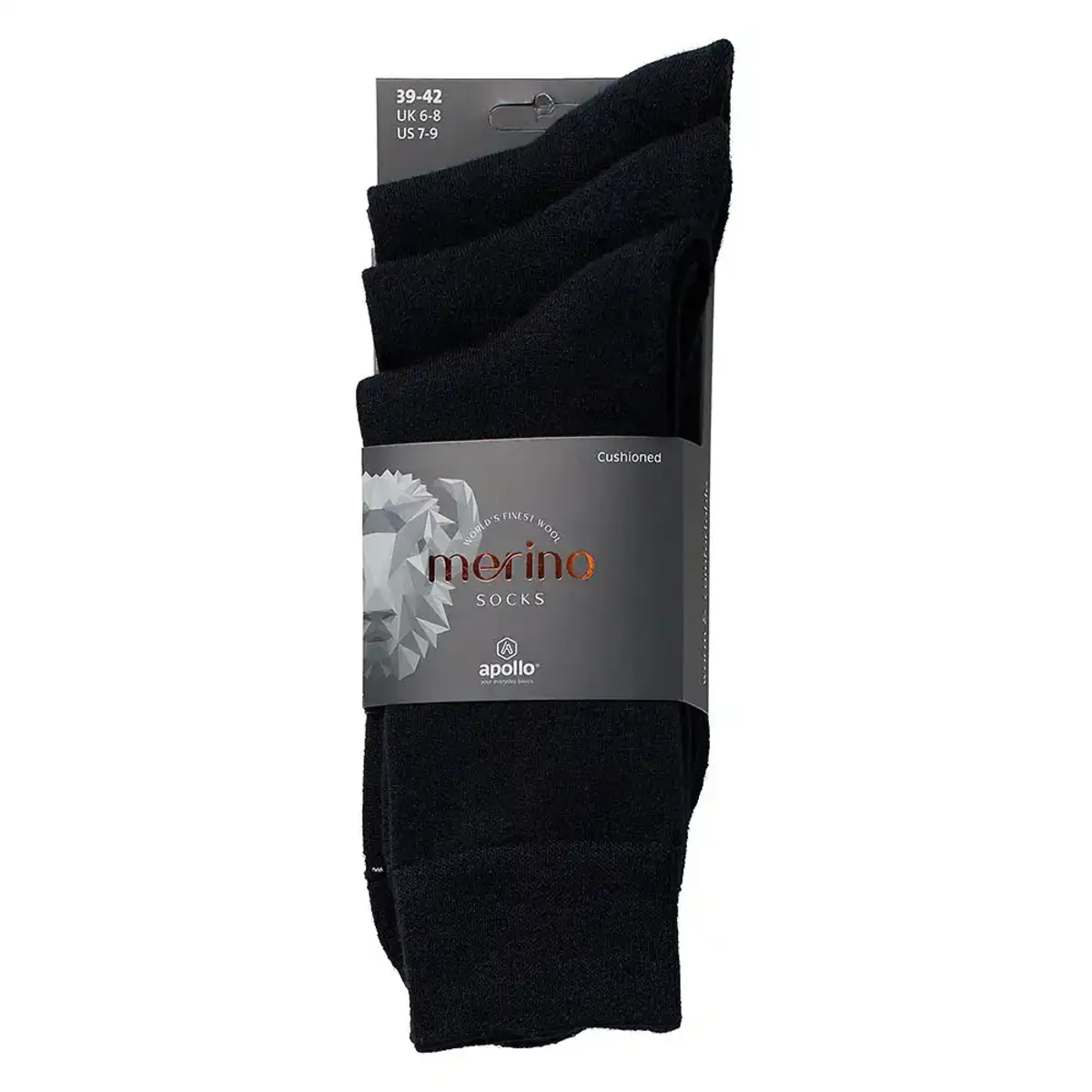 Apollo 3-paar merino wollen sokken  - badstof zool - Warme sokken voor dames en heren - Dikke sokken - Thermosokken heren - Copy