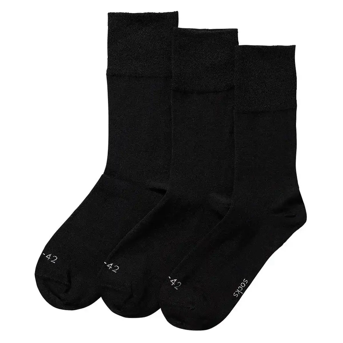 Apollo 3-paar merino wollen diabetes sokken - niet knellende boord