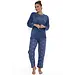 Cocodream fleece pyjama dames - Queen - Warme winter pyjama - Donkerblauw