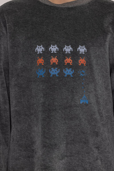 Outfitter velours jongens pyjama - Shoot