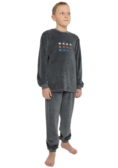 Outfitter velours jongens pyjama - Shoot Outfitter velours jongens pyjama - Shoot