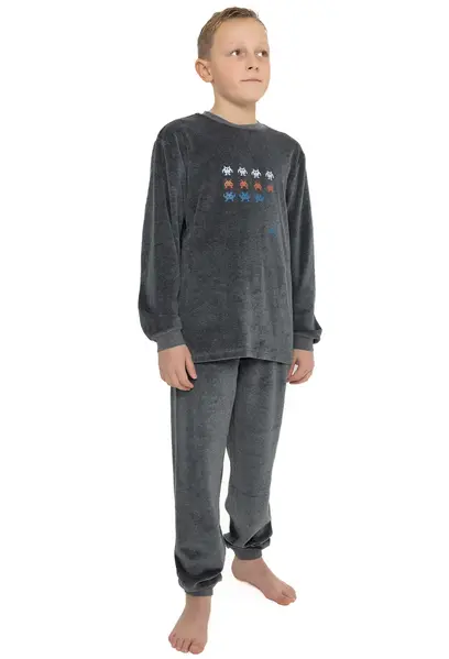 Outfitter velours jongens pyjama - Shoot