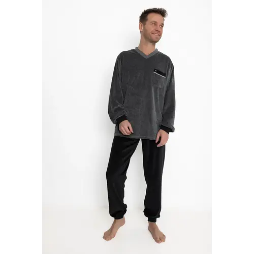 Outfitter velours heren pyjama - Anchor Outfitter velours heren pyjama - Anchor