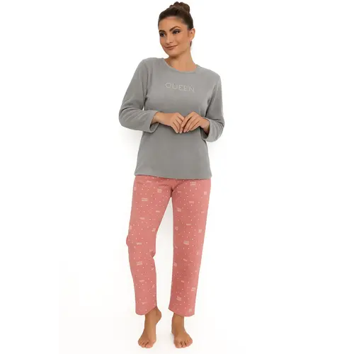 Cocodream fleece pyjama dames - Queen Cocodream fleece pyjama dames - Queen