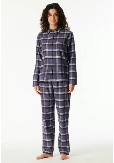 Schiesser dames pyjama flanel - Select Premium Schiesser dames pyjama flanel - Select Premium