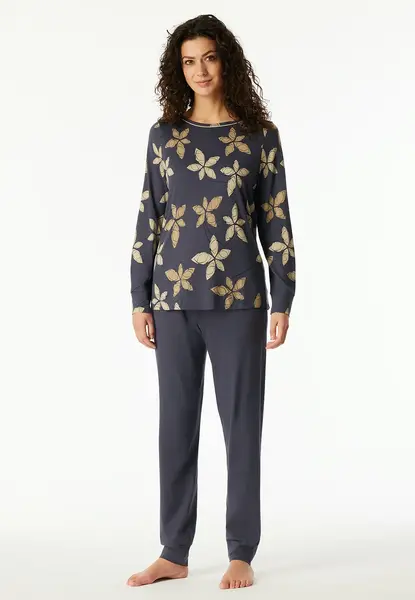 Schiesser dames pyjama Flower - Modal - Katoen