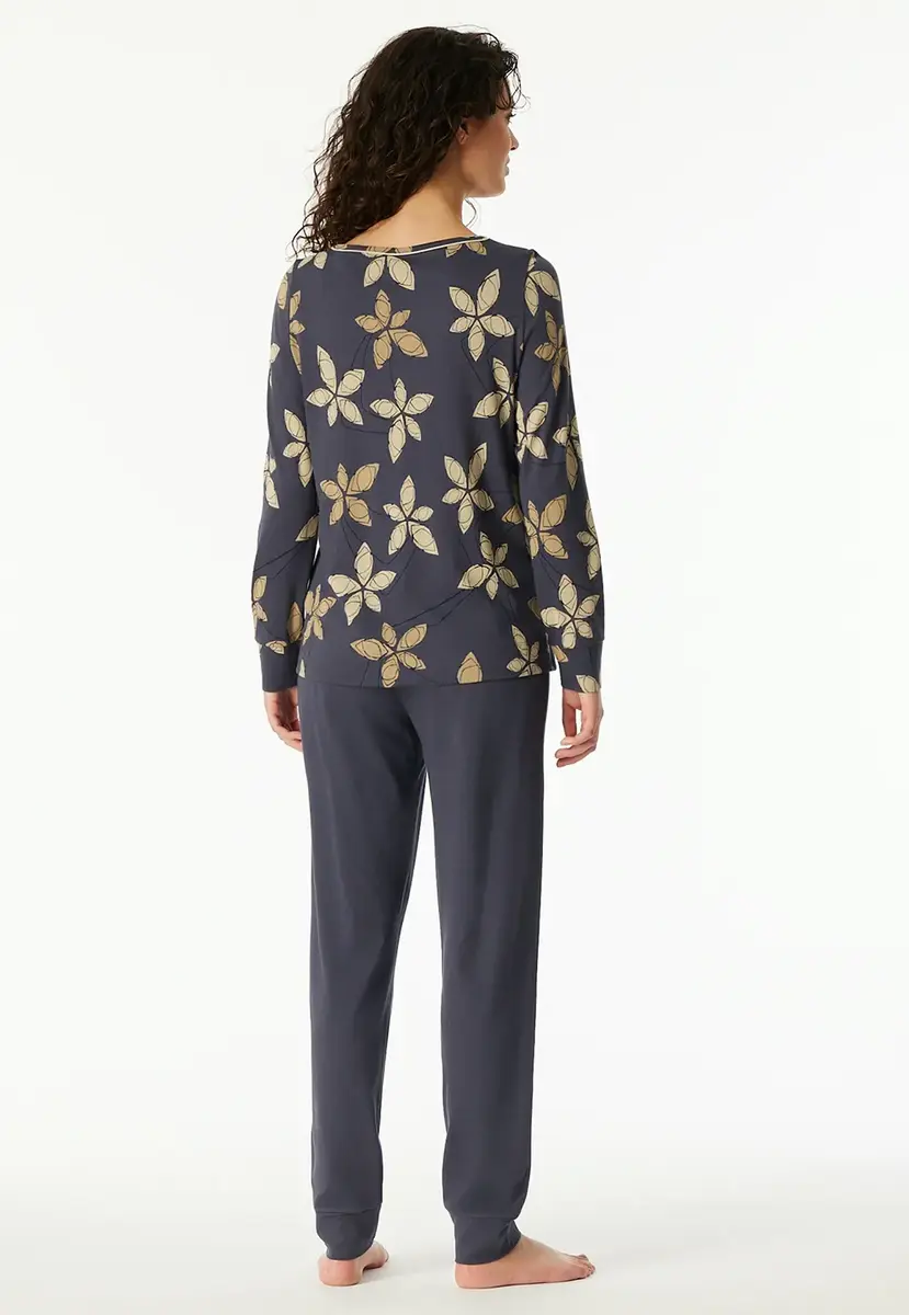Schiesser dames pyjama Flower - Modal - Katoen