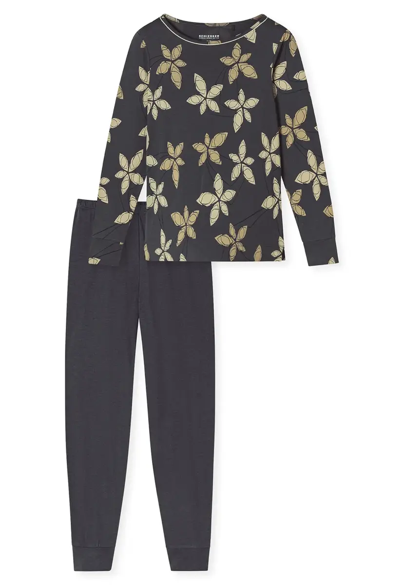 Schiesser dames pyjama Flower - Modal - Katoen