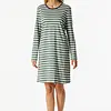 Schiesser Dames Nachthemd lange mouw Casual - katoenen dames nachtjapon - Luxe nachtkleding dames