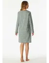 Schiesser Dames Nachthemd lange mouw Casual - katoenen dames nachtjapon - Luxe nachtkleding dames