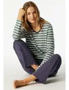 Schiesser katoenen dames pyjama - Casual Essentials - Nachtkleding dames
