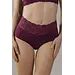 Nina von C dames taille slip Modal kant - Comfortabele kanten hoge dames onderbroek - Huidvriendelijk - Paars