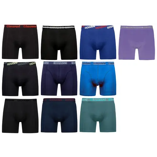 Giovanni 10-pak Heren Boxershorts katoen - M38 Giovanni 10-pak Heren Boxershorts katoen - M38