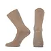 Basset Antislip sokken met ABS noppen 1 paar - Katoenen Grip sokken - Tegen uitglijden - Beige Melange