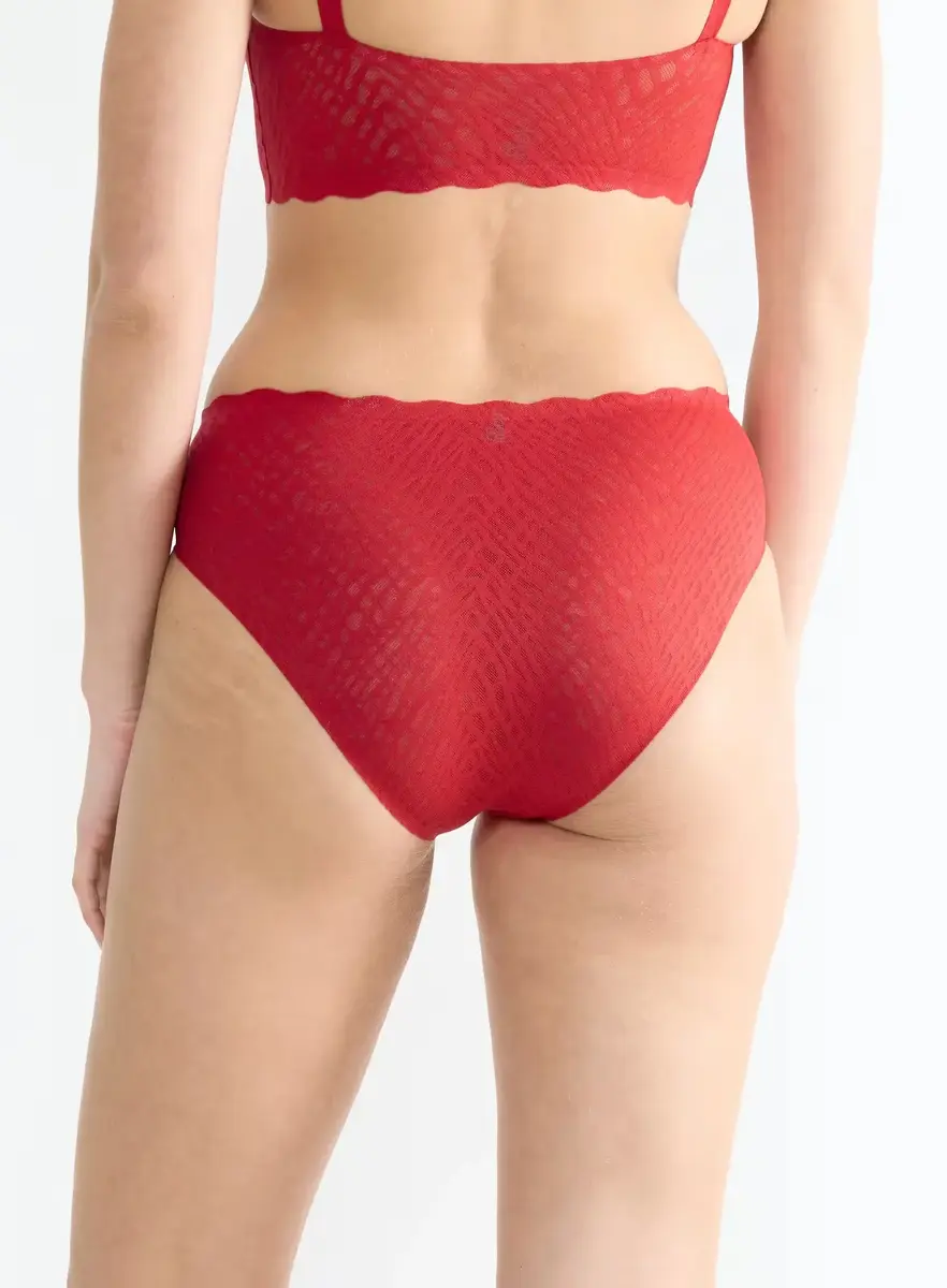 Sloggi Zero Feel kanten High leg Slip - Bliss - Naadloze invisible dames slip - Schijnt niet door