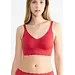 Sloggi Zero Feel Kanten Bralette gevuld - Bliss - Bh Top met smalle bandjes - Uitneembare vulling - Rood