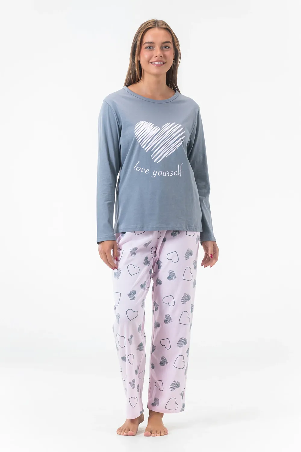 Gaubert dames pyjama -  katoen - Love Yourself