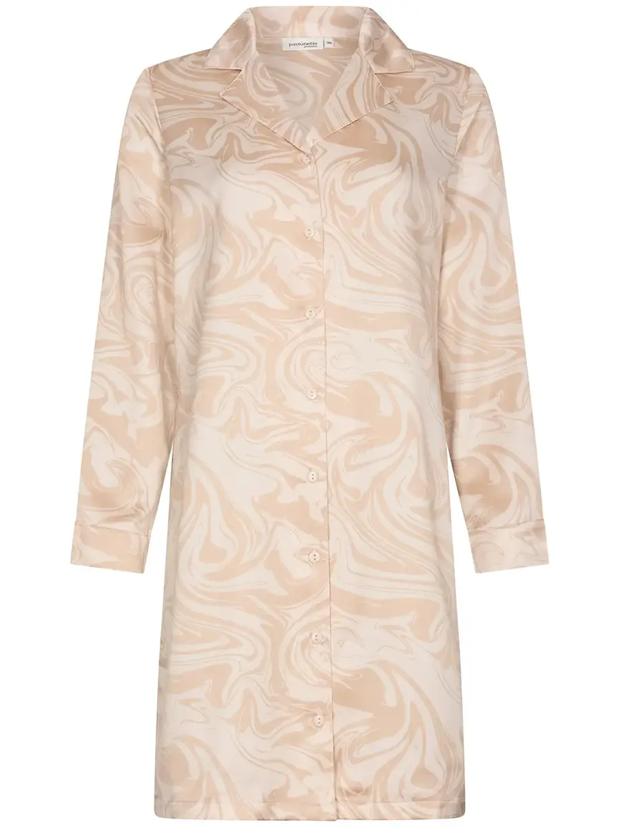 Pastunette Dames nachthemd Satijn - Swirl