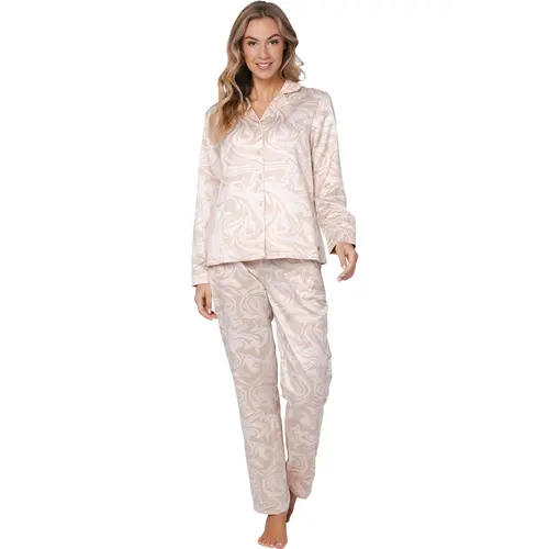 Pastunette Dames Pyjama Satijn - Lange mouwen - Swirl Pastunette Dames Pyjama Satijn - Lange mouwen - Swirl