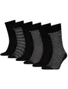Tommy Hilfiger 6-paar sokken - Heren cadeau verpakking - Multipack katoenen heren sokken -